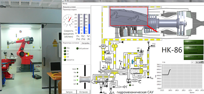 Todas las condiciones de Hardware y Software en la SGAU para una formación de calidad Mundial. Imágenes: Centro robótico y Simulación informática del Sistema de Control Hidromecánica de la Turbina HK 86