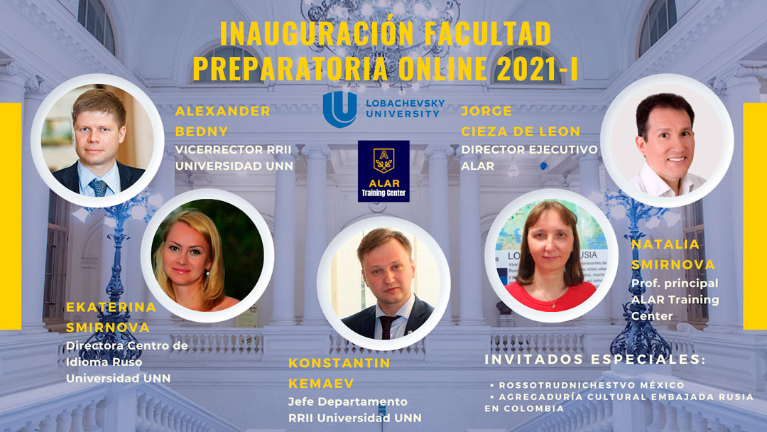 ALAR inaugura el año académico 2021-2022-I – Facultad Preparatoria Online
