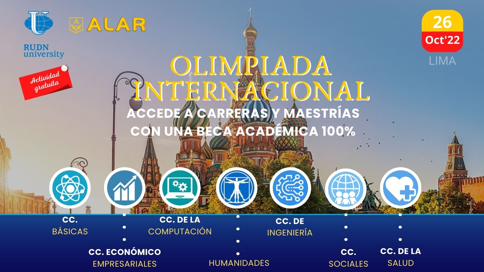 Atención Perú : Participa en nuestra olimpiada y gana gratis una beca académica 100%