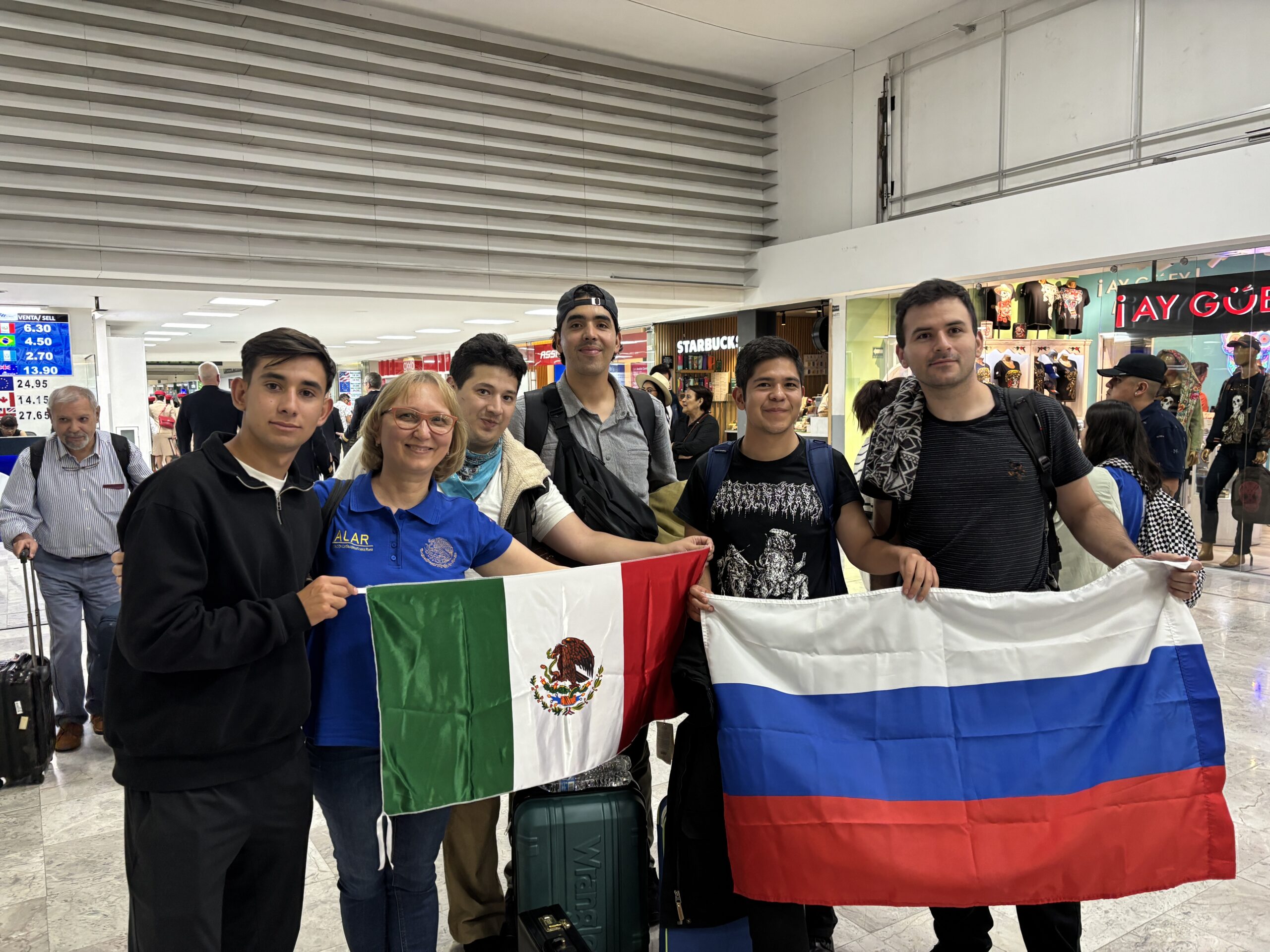 Estudiantes mexicanos becados viajan a Rusia con ALAR para estudiar en las mejores Universidades