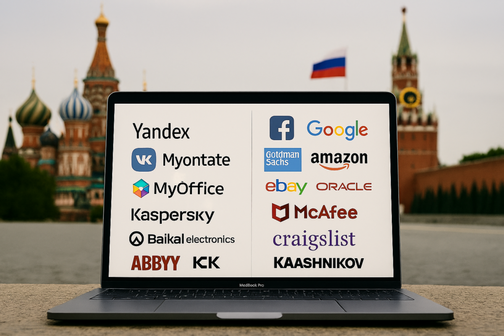 10 empresas tecnológicas rusas equivalentes a empresas estadounidenses